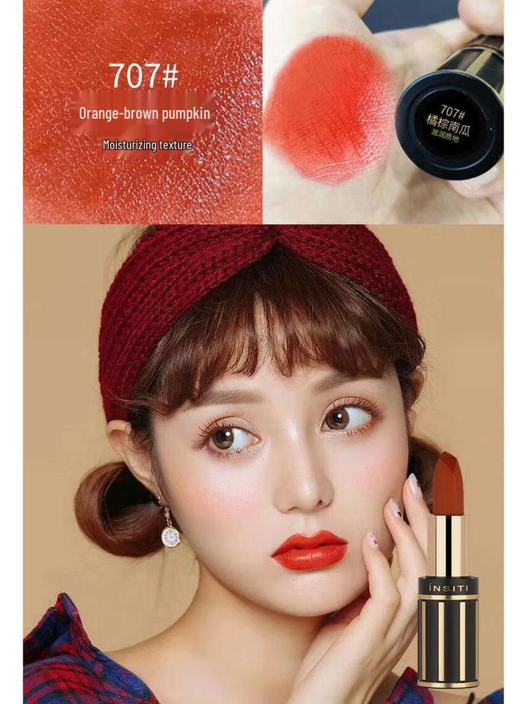 Yishiting Lip Love Moisturizing Matte Lipstick - High Pigment in Berry, Burgundy, Orange, Pink