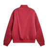 Li Ning Sports Lifestyle Series Baseball Collar Embroidered Pattern Letter Couple Cotton Jacket Unisex Jacket AJMW199-4