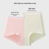 A-Grade Long-Staple High-Waisted Women's Cotton Briefs: Breathable, Soft, Antibacterial, Plus Size, Thin, Tummy Control, Extended Crotch.