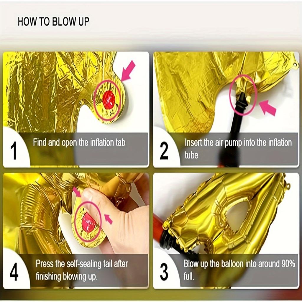 1pcs 32inch Rose Gold Silver Standing 0-9 Number Foil Balloon Birthday Party Decoration Balloons