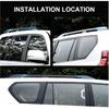 4PCS/Set Roof Rack Rail End Cover Replace Fit for Land Cruiser Prado 150 FJ150 2010-2015 2016 2017 2018 Car Accessories