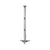 Aluminum projector ceiling mount, adjustable 360°, cable storage