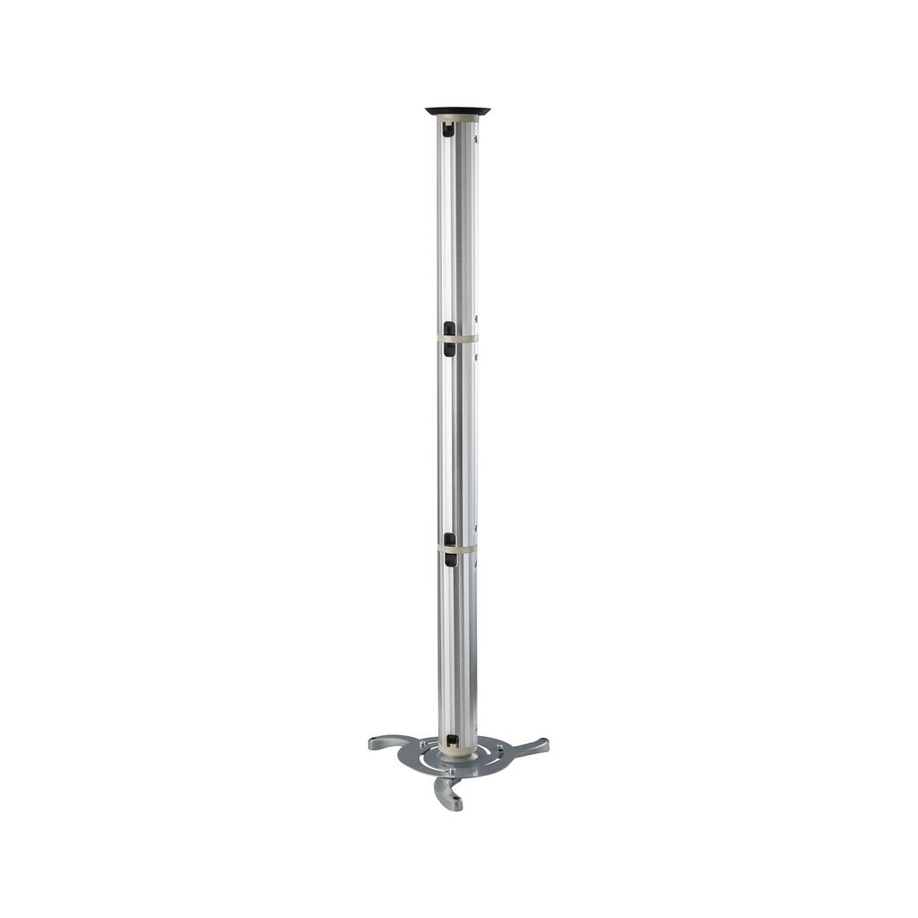 Aluminum projector ceiling mount, adjustable 360°, cable storage