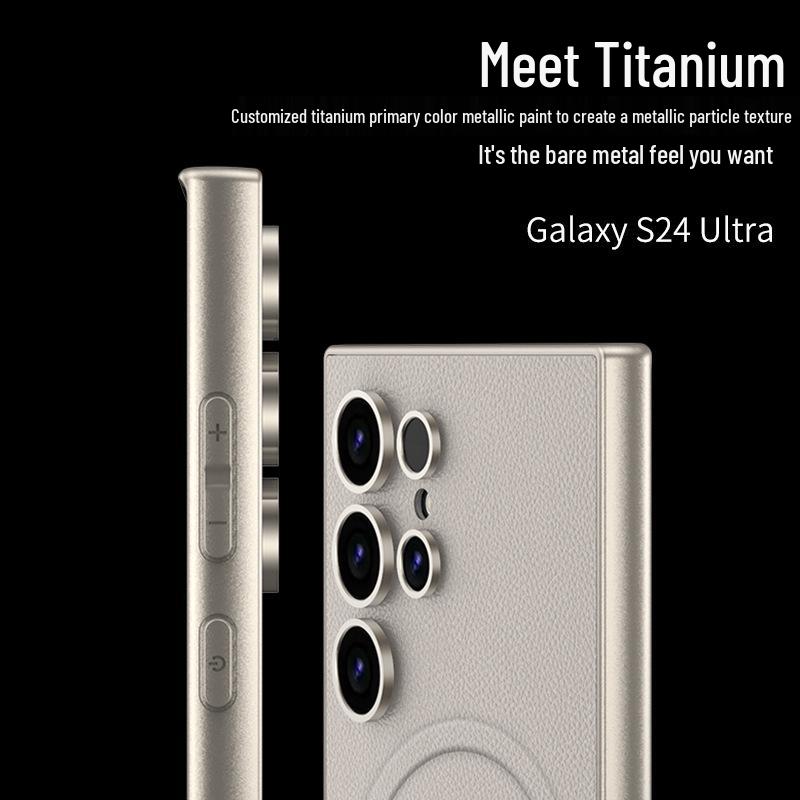 Magnetic Ring Skin-Feel Case for Samsung S24/S23 Ultra