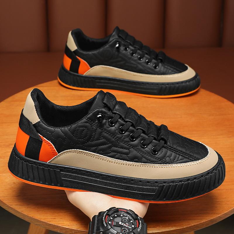 Men's Shoes New Breathable Canvas All Match Small White Shoes Thick Sole Sports Casual Board Shoes