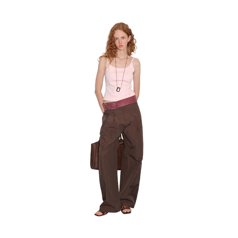 

GREEN BELT Women s City Roaming Layered Pleat Casual Pants L