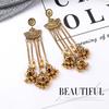 Bells Gypsy Carved Totem Jhumka Gift For Women Jewelry Dangle Earring Drop Earrings Studs Earrings
