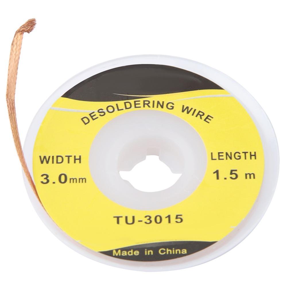 Copper Material Solder Wick Desoldering 1.5m Length BGA Desoldering Wick For BGA Package