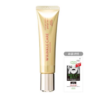 KOSE Grace One Wrinkle Care Moist Gel Essence UV 40g Wrinkle Improvement Product Makeup Bonus Included All-in-one 5-in-1 [Beauty Serum, Emulsion,