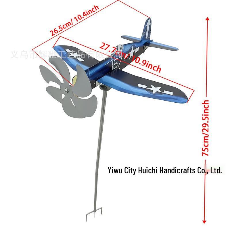 Popular Outdoor Rotating Windmill Garden Decoration - Creative Metal Wrought Iron Craft