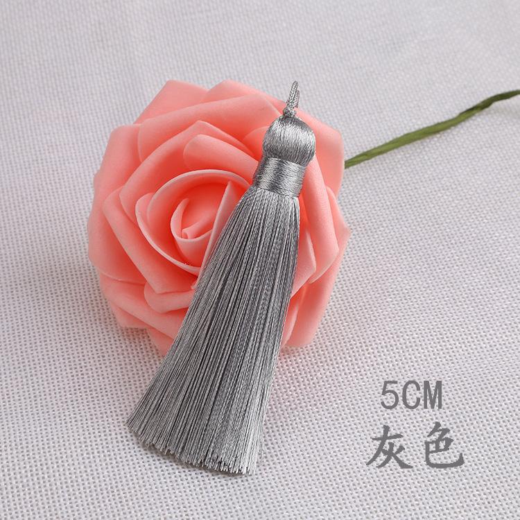 20pcs/pack 5cm Tassel for Diy Crafts Sewing Curtain Decor Bookmark Fan Hand Making Making Supplies Fringe Trim