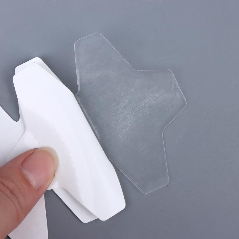 Beach Rackets Head Sticker Reduce Impact And Friction Black Transparent Rackets Frame Protection Tape Anti-Collision