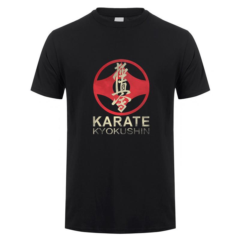Kyokushin Karate Masutatsu Oyama Giappone Maglietta Unisex Cotone Manica Corta Kyokushinkai Kyokushin Maglietta Top