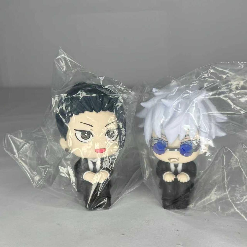 Jujutsu Battle Q Edition Handheld Sitting posture Xia Youjie Wu Tiaowu Anime Doll Model Doll Desktop Ornament Gift