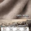 100% Wool Knitted Long Scarf For Women Winter Autumn Soft Warm Solid Luxury Cashmere Shawls Neck Protect Scarves Men 170cmx11cm