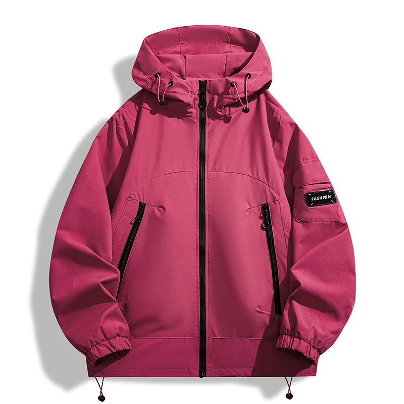 Autumn Hooded Jacket Men's Trendy Casual Versatile Jacket Fashion Outdoor Jacket