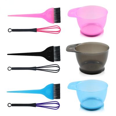 Haarfarbe Backschüssel-Set Gießfolienschüssel Haarfarbe Pinselmischer Friseursalon Zuhause DIY Haarwerkzeuge