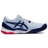 Asics Gel-Resolution 8 Comfortable Durable Low-Top Tennis Shoes Women Sneaker Light-Blue 1042A072-407