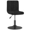 Day and Night - Day and Night Black Velvet Swivel Dining Chair