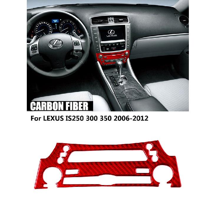 Pentru LEXUS IS250 300 350 2006-2012 Accesorii auto Interior Fibră de carbon Start Cercle TRC Comutator Wait Red Stickers