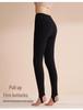 Women's Thick Fleece-Lined Wool-Blend Pants, Ideal for Winter Outdoor Wear, Extra-Warm and Cozy.