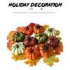 Set of 5 Artificial Pumpkin Miniature Sculpture High Simulation Design Outdoor Indoor Party Decoration Craft Ornaments
