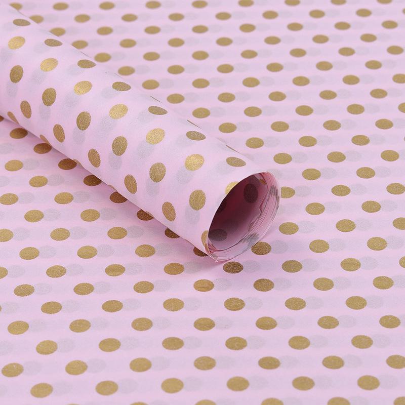 20 Blatt Geschenkpapier Seidenpapier Tupfen Bouquet Verpackungspapier Hochzeit Geburtstag Valentinstag Party Dekopapier