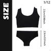 1/12 Scale Female Underwear Doll Clothing Scene Prop, Fashion Realistic Miniature Panty and Bra for