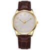 Quartz Men's Luminous Swiss Luxury Leather Strap Watch