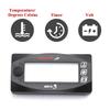 Koso 3-in-1 Motorcycle Gauge: Water Temp, Voltmeter, Time Display