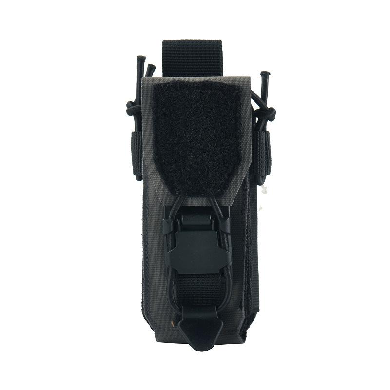 

Tactical Multifunction Magnetic Buckle Quick-release Tool Small Bag Techwear Style Detachable Belt Pouch Flashlight Storage Bag сірий колір