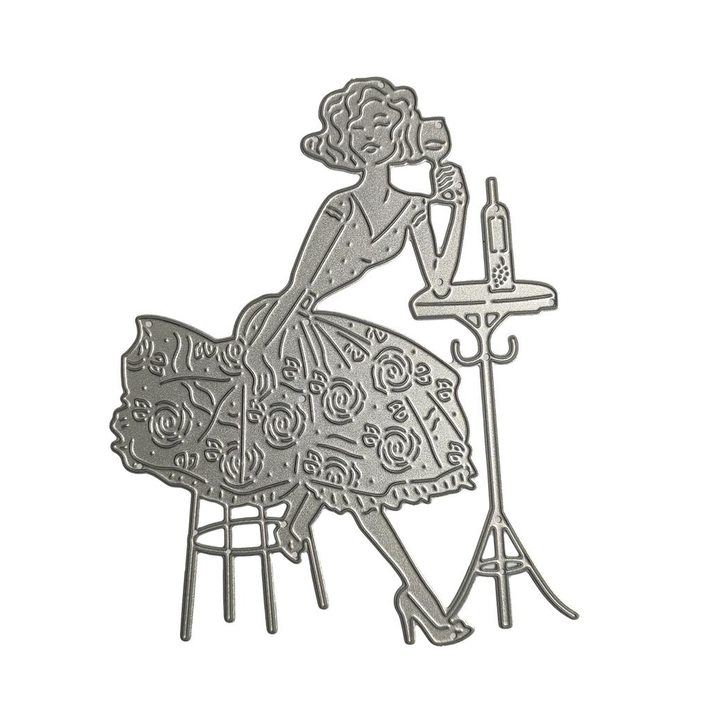 Dancing Girl Metal Cutting Dies Card Embossing DIY Album Photo Templates Molds