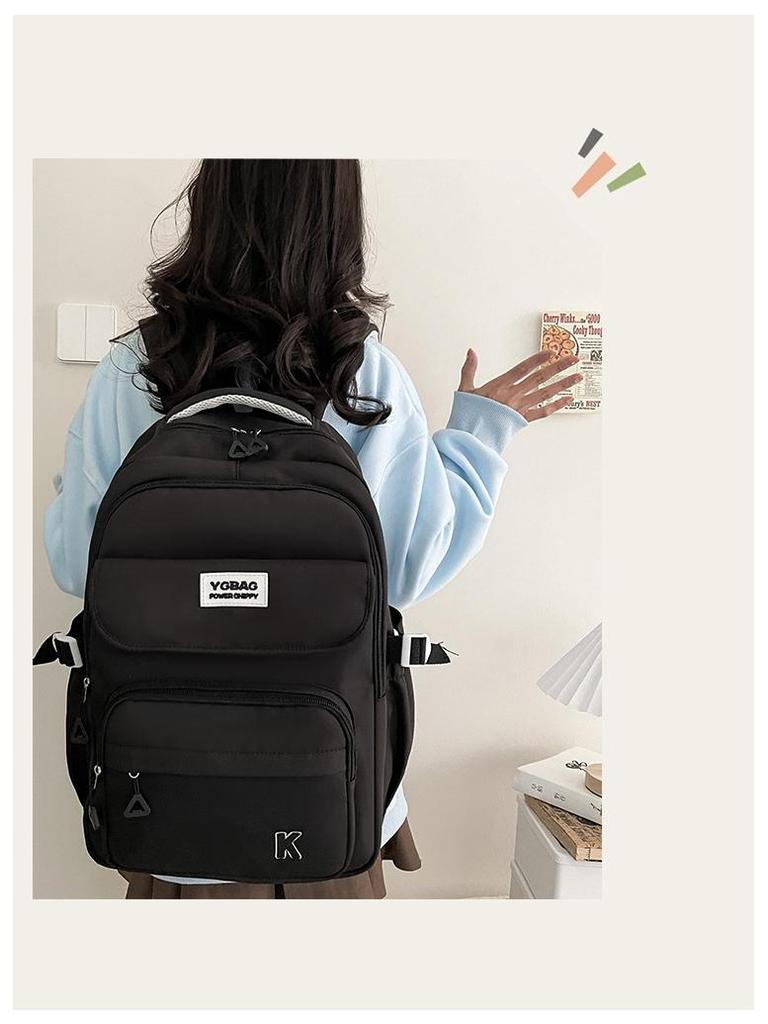 Koreanischer Harajuku-Stil Rucksack mit großem Fassungsvermögen, spritzwassergeschützt, modisch für Studentinnen