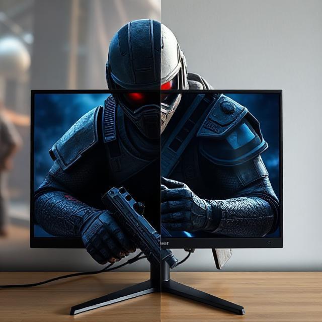 CHIGO 27" Curved Frameless Monitor, 100Hz, 1920×1080 Full HD, Ultra-Slim Design