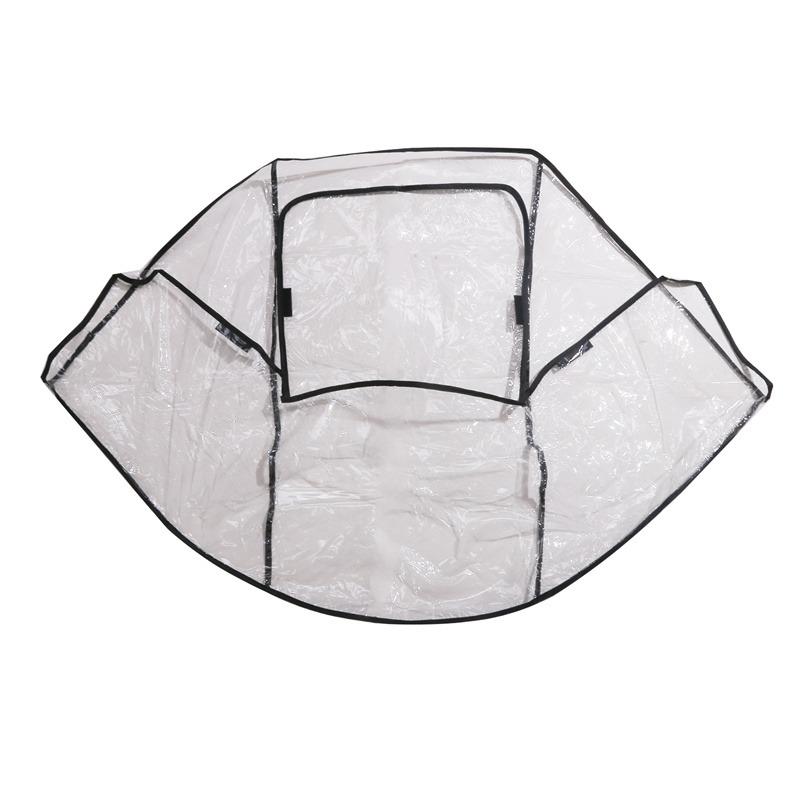 

Универсальный дождевик для коляски Детская коляска Погода Ветер Солнцезащитный козырек Прозрачный Дышащий Зонт-дождевик для тележки Аксессуары 2025