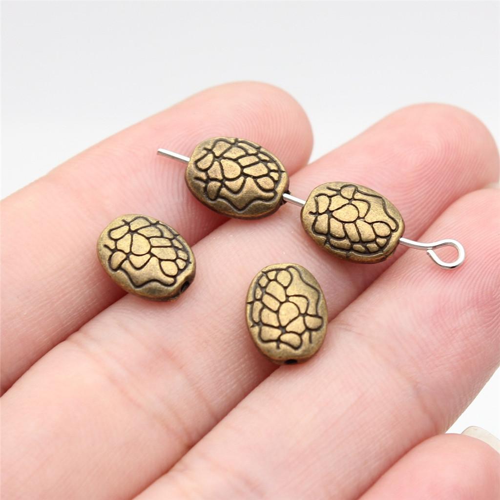 Geometric Small-Hole Spacer Beads Mini Antique Bronze Zinc Alloy Jewelry Making Fix Bead Position Style Bead Spacers