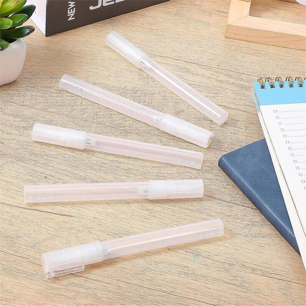 BHBL 5Pcs Refillable Paint Markers 0.5mm Extra Fine Tips, Touch-Up Paint Pens, Empty Paints Markers for Touch Up,DIY Graffiti