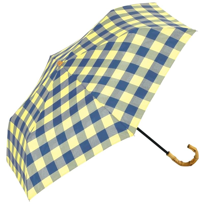 

Because folding umbrella check tote bag mini YE B-093024