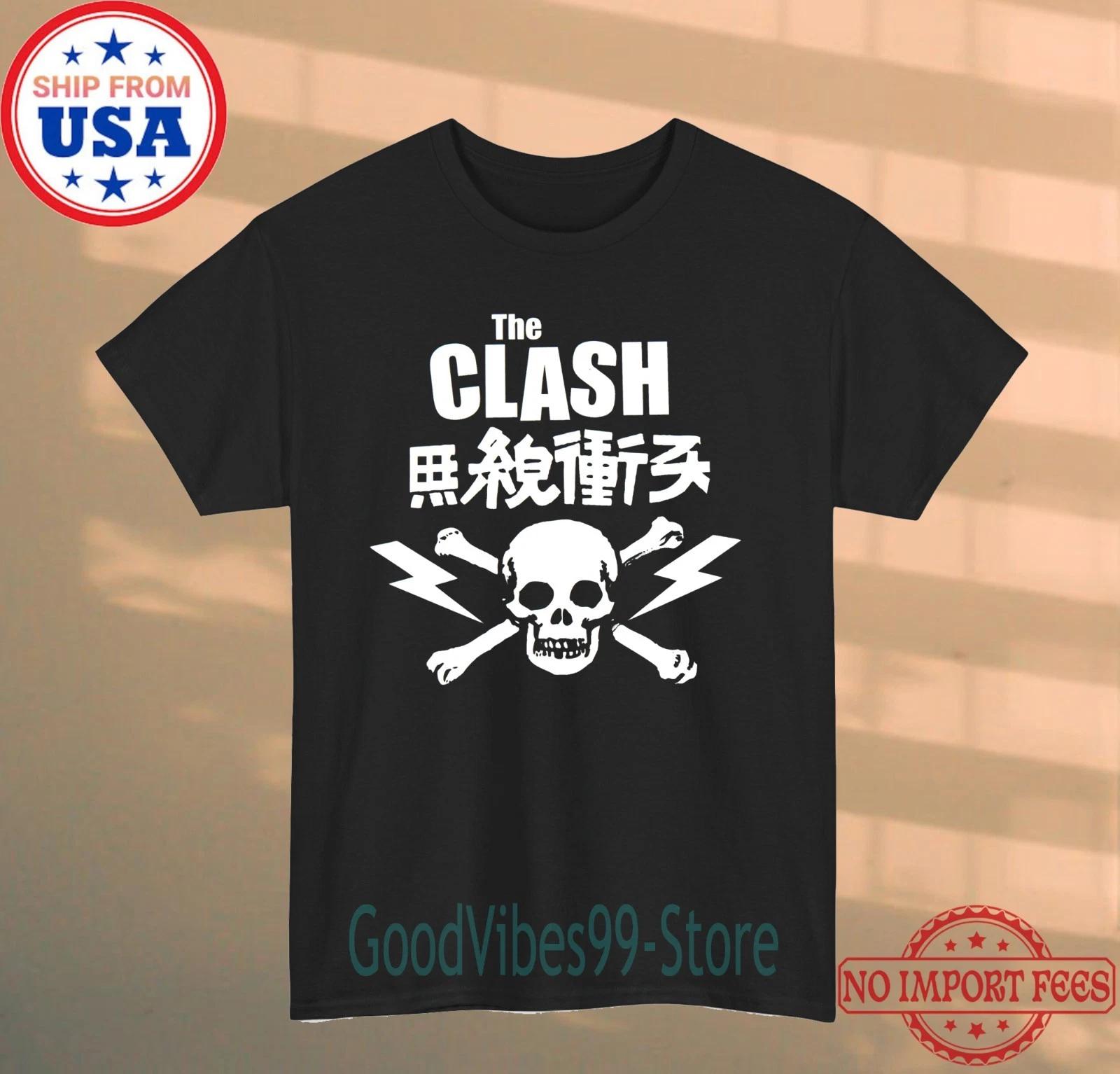 The Clash Skull Men s Black Size S-5XL S
