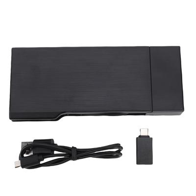 USB C Hub 9 in 1 Dual Display USB3.0 Dockingstation Laptop Multiport-Adapter mit RJ45 HD Multimedia-Schnittstelle VGA