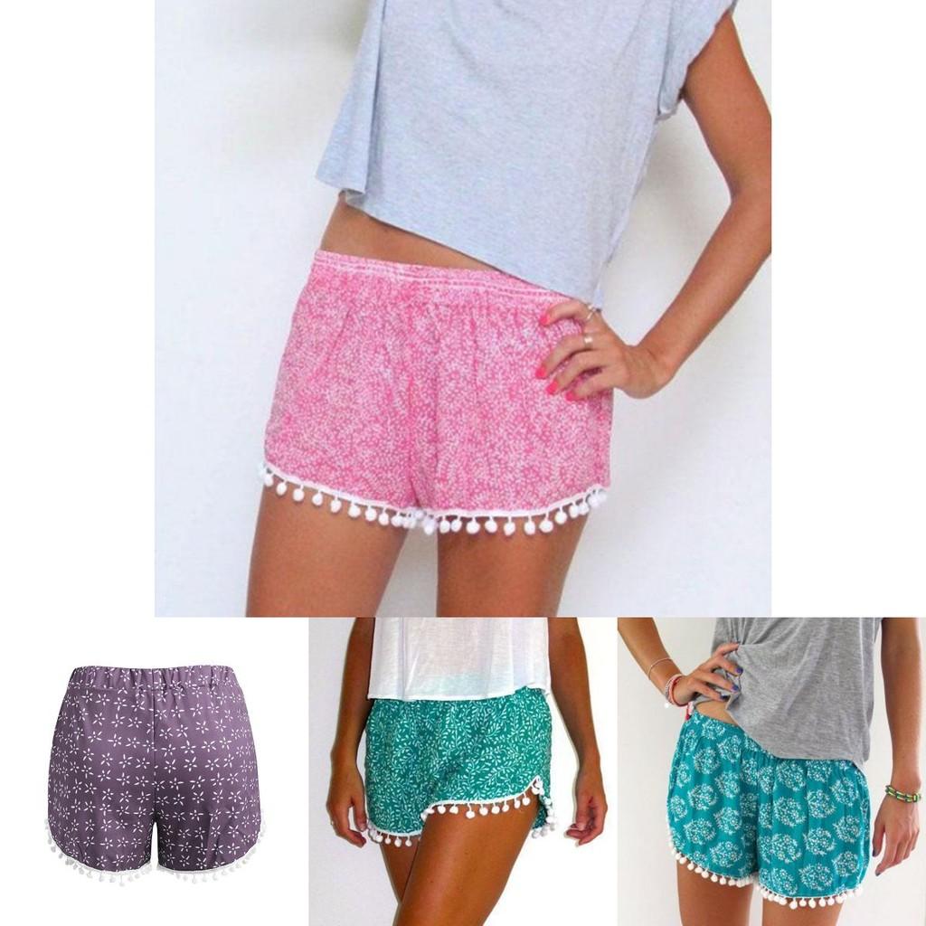 New Women Lady's Sexy Hot Pants Summer Casual Shorts High Waist Short Beach D16 Crafted With Comfortable Spandex Material For All-day Wear