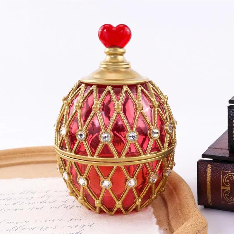 Pouzdro ve tvaru vejce Skladovací pouzdro na odlévání pryskyřice Silikonová krabice ve stylu Foreign Lands Formy na odlévání epoxidové pryskyřice pro domácí použití