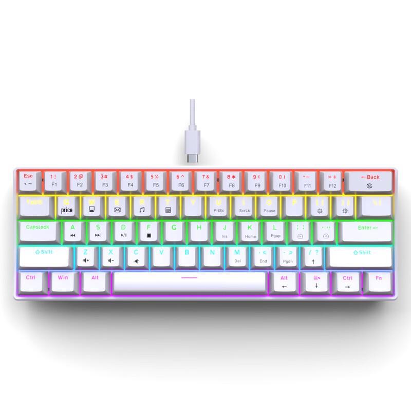 Yunguoguo K33 61-Key RGB Mechanical Gaming Keyboard