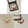 Christmas Beaded Bracelet For Women With Festive Charms Holiday Jewelry Gift