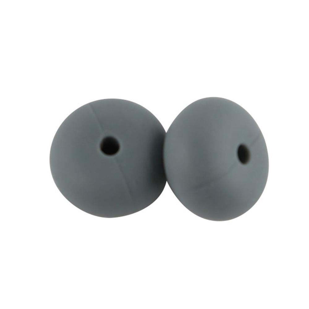 25Pcs/lot 14mm Abacus Silicone Lentil Beads Loose Bead For Jewelry Making DIY Jewelry Accessories Keychain Beaded Pen Bracelets