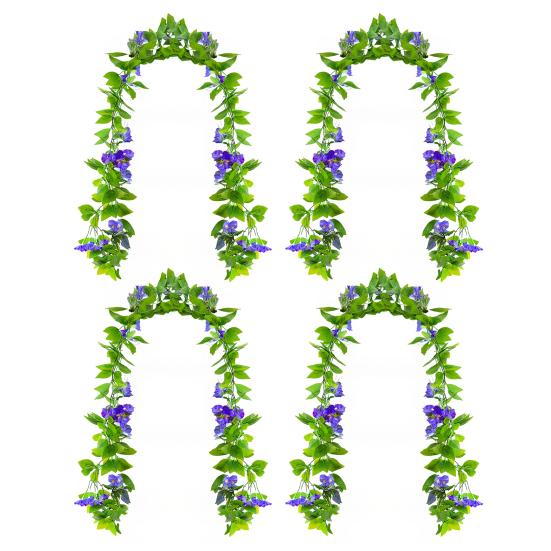 

Букет искусственных цветов Yousheng Яркий Реалистичный Искусственный Ротанг Искусственный Шелковый Букет Свадебная Вечеринка Домашнее Украшение фиолетовый