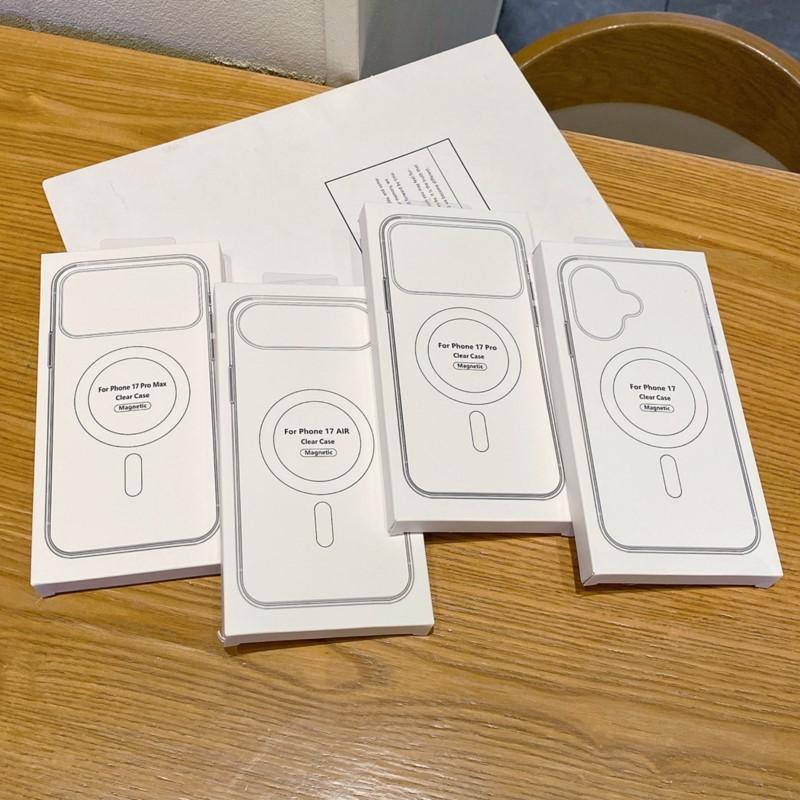 Original Clear For Magsafe Case For Apple iPhone 17 Air 16 16E 15 14 13 12 Mini 11 Pro Max Plus Magnetic Wireless Charging Cover