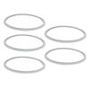 5pcs Sealing Ring Food Grade Silicone Pressure Cooker Gasket Replacement for Aluminum Alloy Pressure Pot Accessories