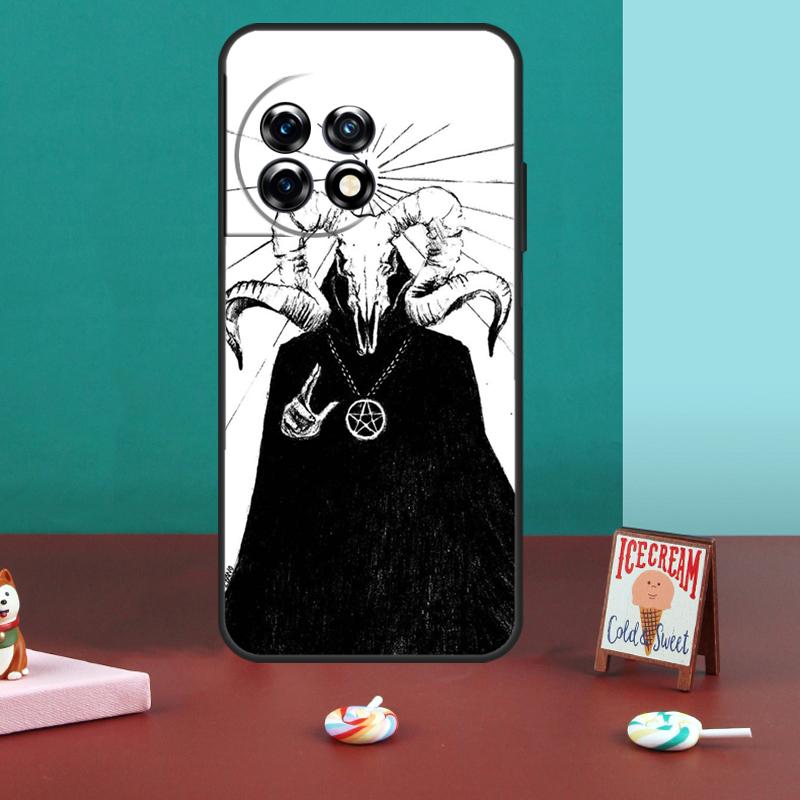 Devil Satan Dark Art For OnePlus 15 13 12 11 10 13T 10T 10R 12R 13R Case For OnePlus Nord 5 CE 3 2 4 Lite N20 N30