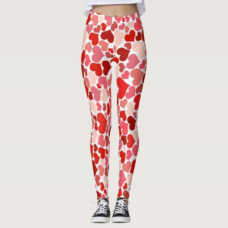 

2026 European Valentine s Day Heart Print Slimming Women s Casual Pants Triple Extra Large